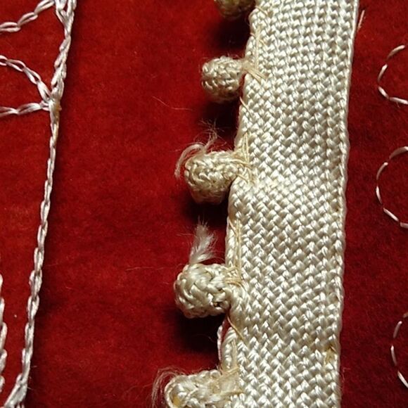 Vintage Handmade Christmas Robe Drummer Boy Wiseman Robe Ugly Christmas Jacket - Picture 8 of 10